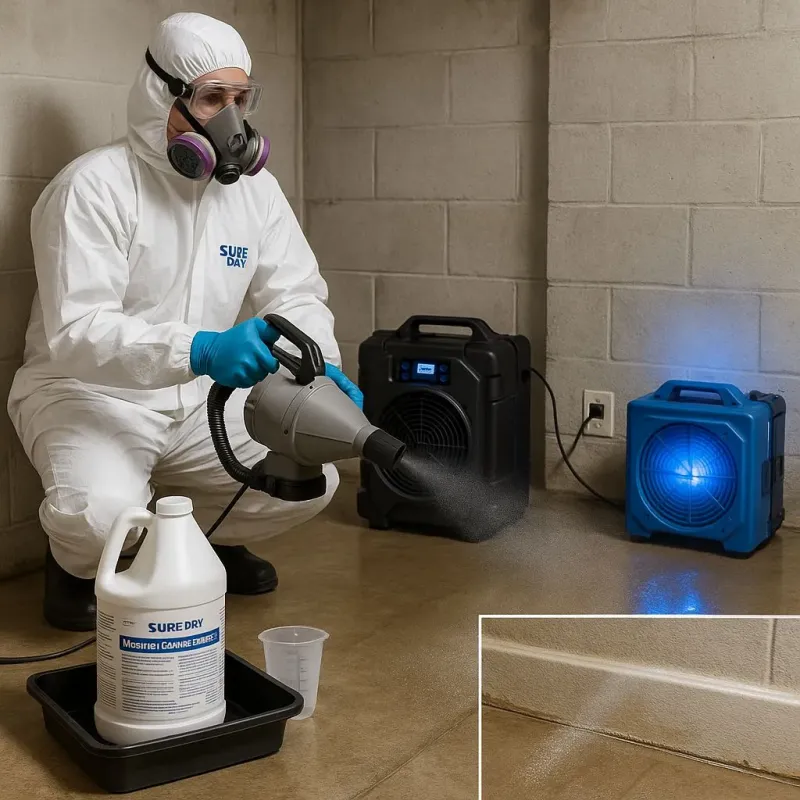 Sanitization and Odor Removal process in Lindsay, CA